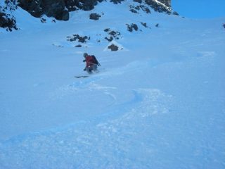 nel canalone del col giron