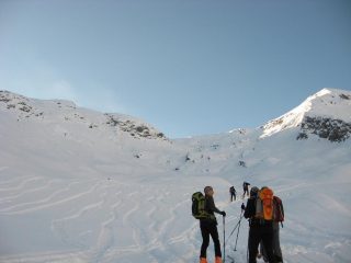 in salita..vallone, colle e tanta farina....