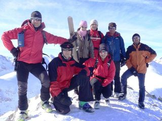 gruppo in cima