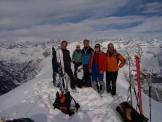 primo gruppo in punta