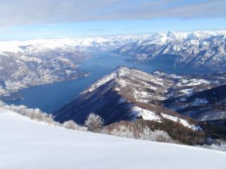 il panorama dalla cima
