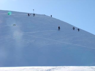 guadagnando la dorsale