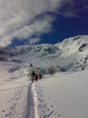 a metà della salita