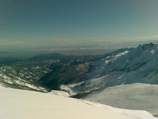 Buon innevamento verso la val Sangone...