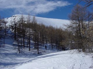 Monte Bertrand sullo sfondo