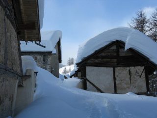 Le tipiche abitazioni di Granon