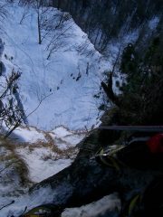 La calata dalla sosta