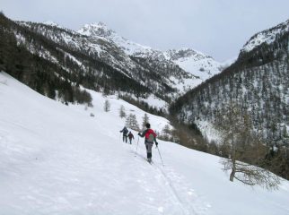 bivio dalla strada, in vista della borgata Edovane