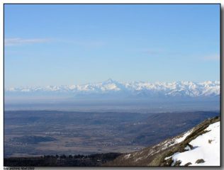 Il Monviso oltre la pianura
