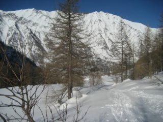 in salita (prima parte) al cospetto della punta Vergia 