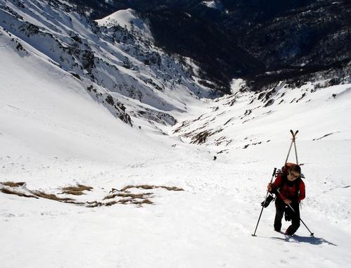 Il vallone di salita