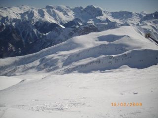 verso la Pittè e la nostra variante di discesa