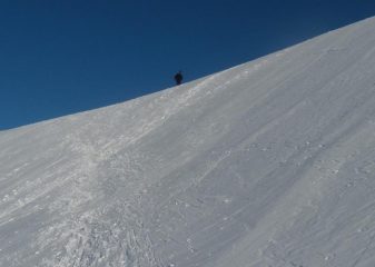 Maurizio in Salita sopra l'ultima cresta