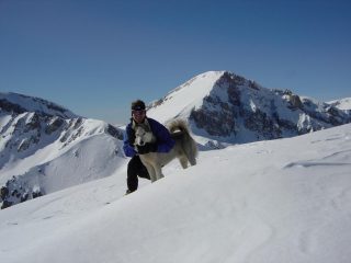 in cima con Tobia