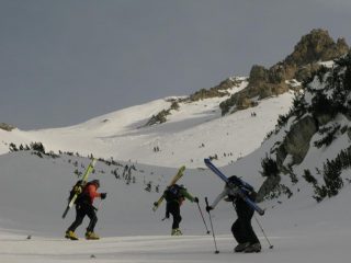 In salita