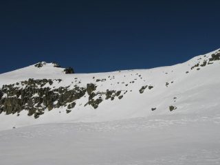 Vetta e cresta di salita