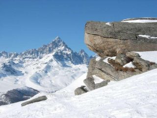Il Monviso da quota 1800