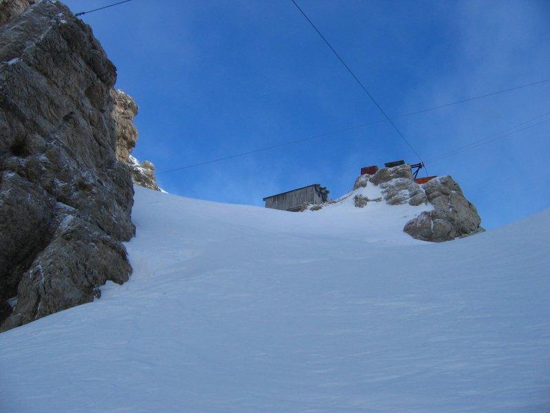Il bellissimo pendio iniziale da urlo.....