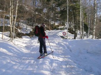 Partenza dalla strada di San Giacomo