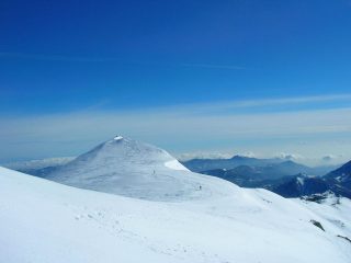 la cresta finale verso la vetta