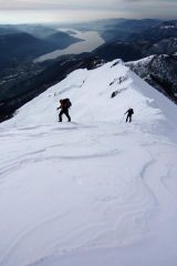 Tratto finale al Monte Cerano