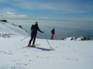 discesa verso la pianura