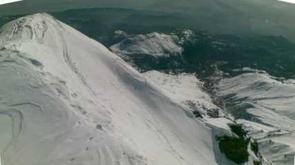 Partenza dalla vetta