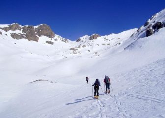 Parte alta del vallone di salita