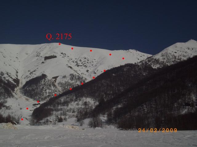 la nostra discesa di oggi  