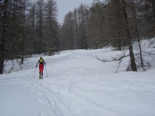 Partenza sotto il nevischio