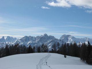 Dolomiti di Dobbiaco e a sinistra Forcella del Cristallo