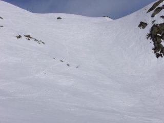 Canale di discesa in ottime condizioni