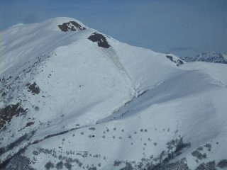 la valangona scesa dall'asnas