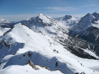 vista verso il vallone des Acles
