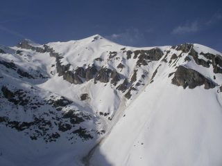 lato sud Ciamusse, occhio ai pendii pronti a muovere