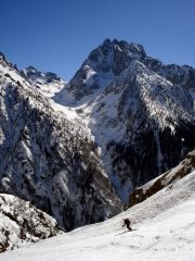 Discesa rilassante in basso con panorama super!