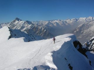 Il Cervino e le Grandes Murailles dalla cima.