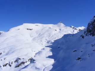 La vetta vista dal passo