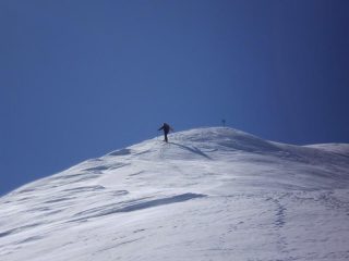 In salita verso la cima