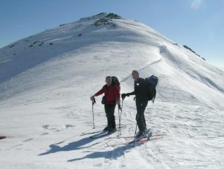 cresta finale, dal colle