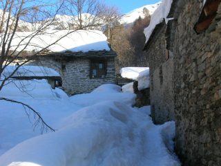 la partenza da piedicavallo