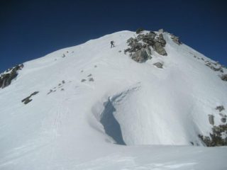 ultimi passi per la vetta