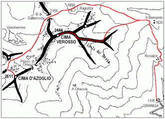 mappa itinerario