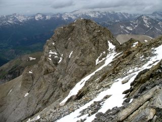 panorami osservati dalla cima : Trou de l'Aigle m. 2961 (1-6-2008)
