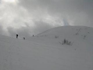 Verso la cima