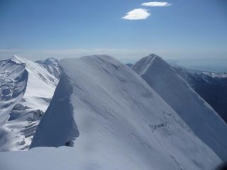 Cresta dalla vetta principale