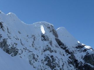 cresta vista dall'Aronte