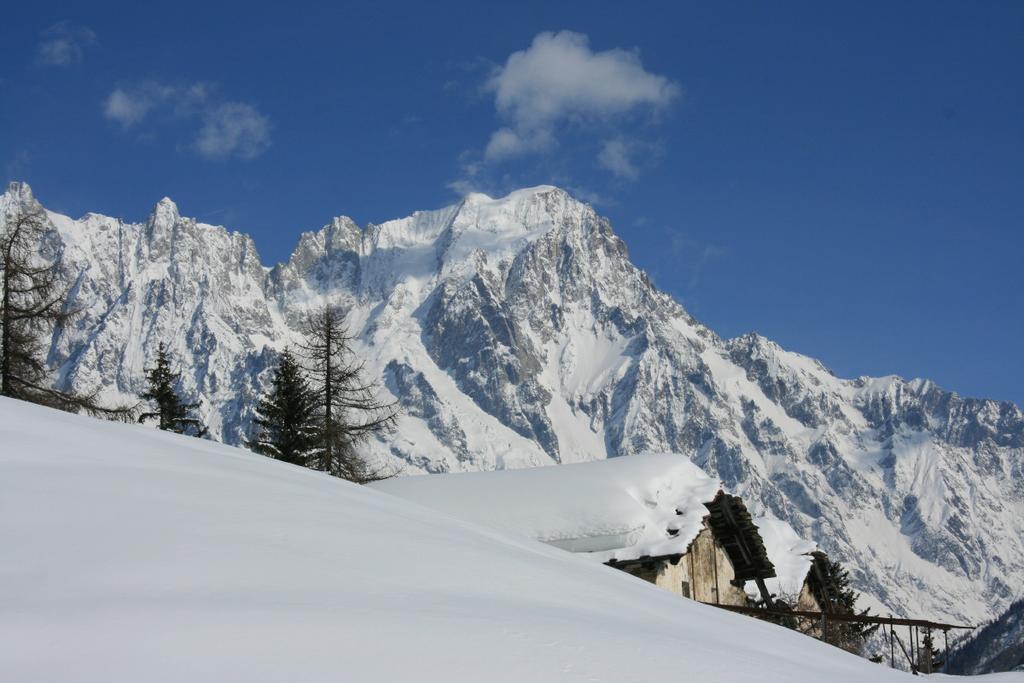 Le Grandes Jorassess dalle baite