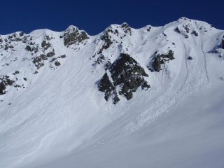 Vista slavine a pera esistenti
