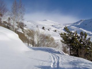 La vetta dalla strada